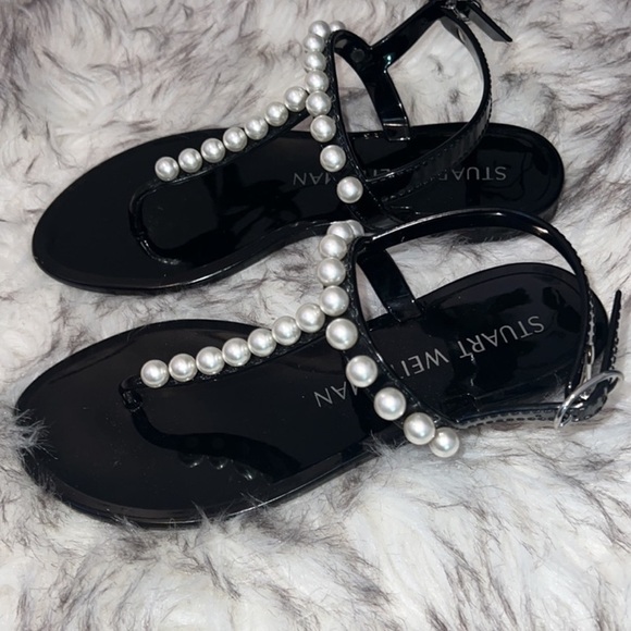 Stuart Weitzman
Women's Goldie Embellished Jelly Sandals - Picture 2 of 8